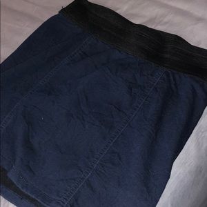 Navy Blue Mini Skirt